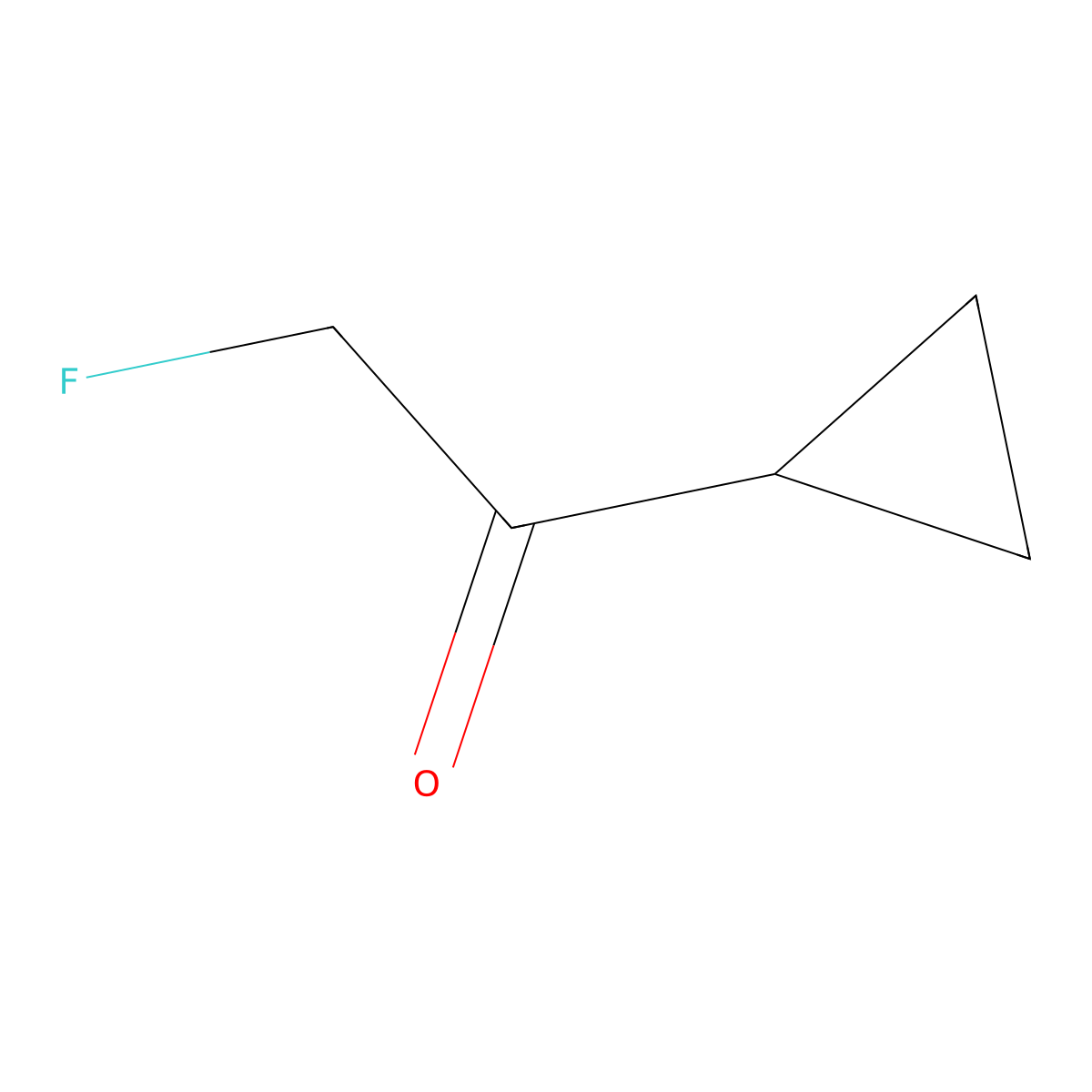 Ketone, cyclopropyl fluoromethyl (7CI,8CI) molecular structure, CAS 3794-04-5