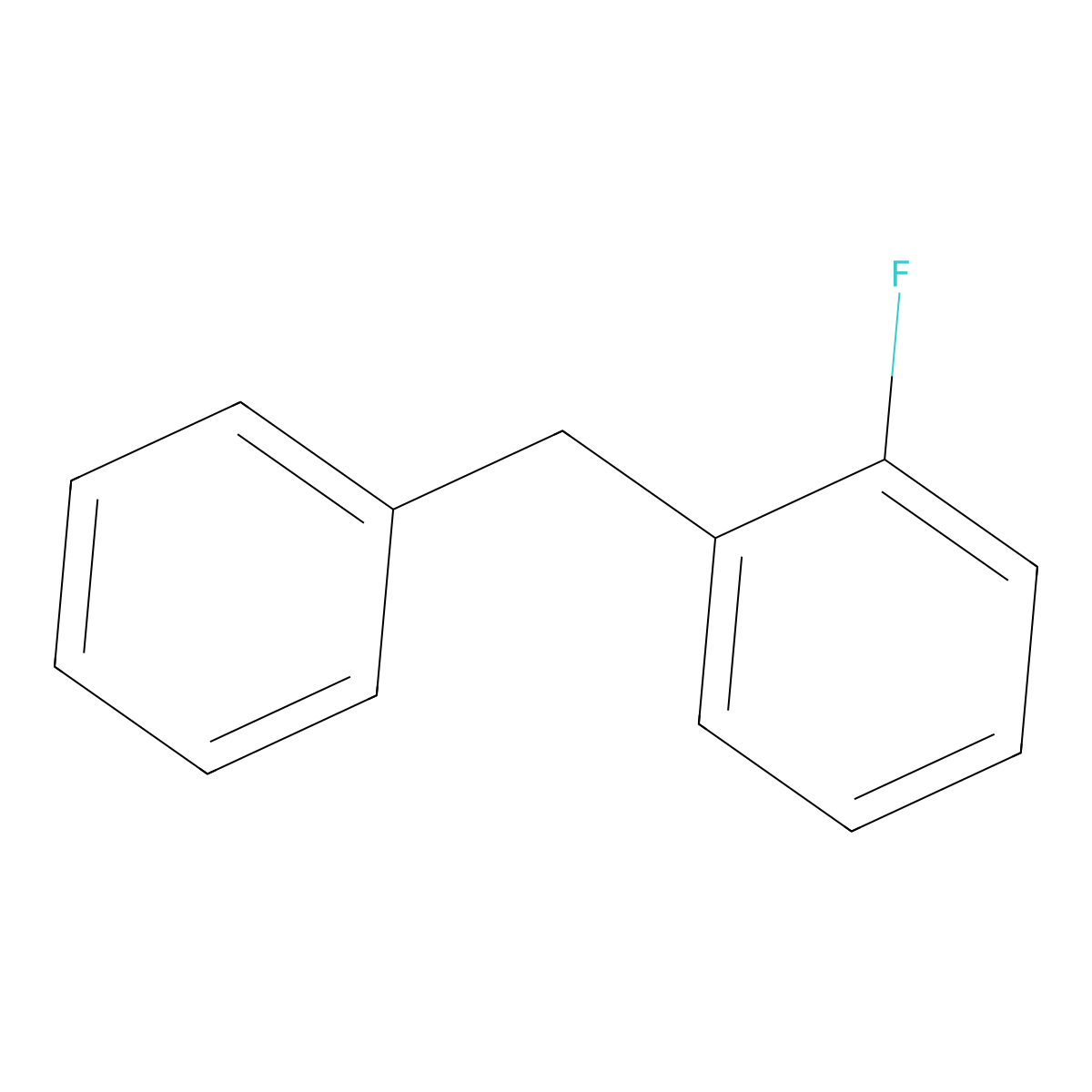 2-Fluorodiphenylmethane molecular structure, CAS 3794-15-8