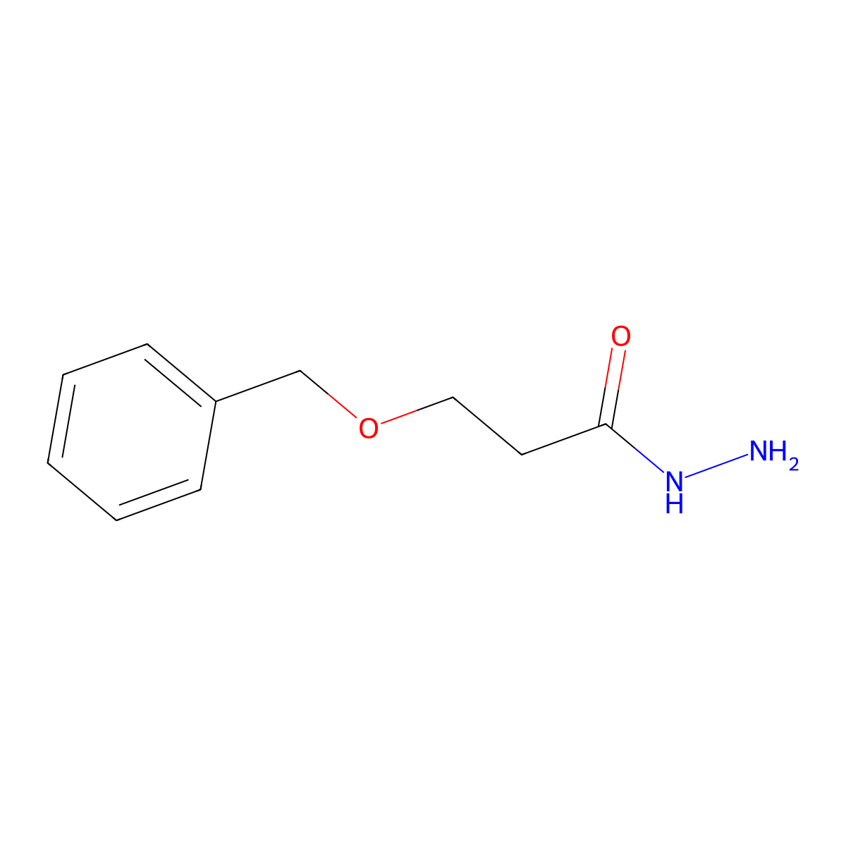 3-(Benzyloxy)propanehydrazide molecular structure, CAS 37952-35-5