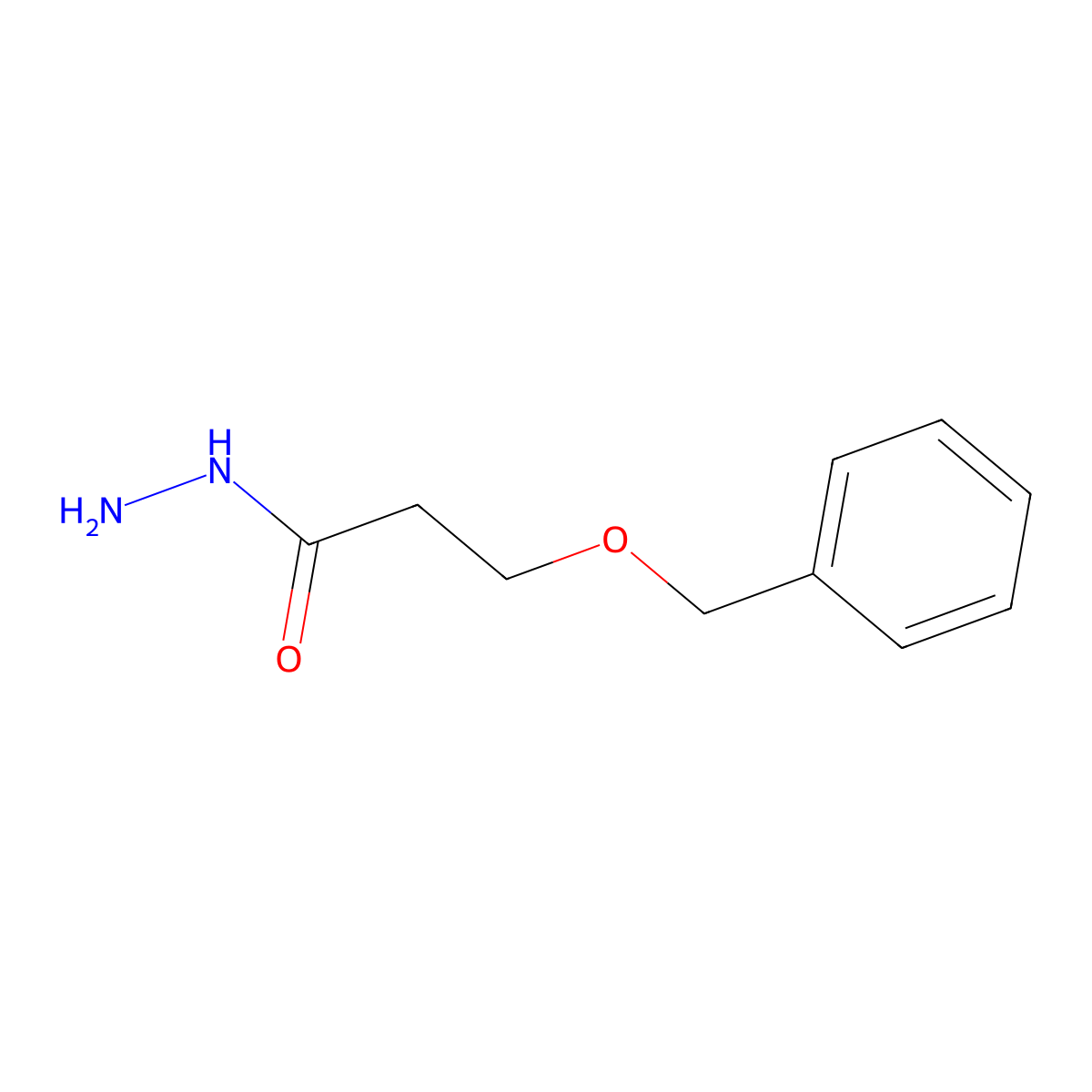 3-(Benzyloxy)propanehydrazide molecular structure, CAS 37952-35-5