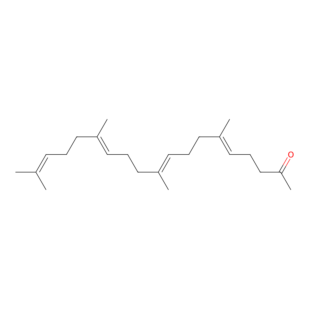 Teprenone molecular structure, CAS 3796-63-2