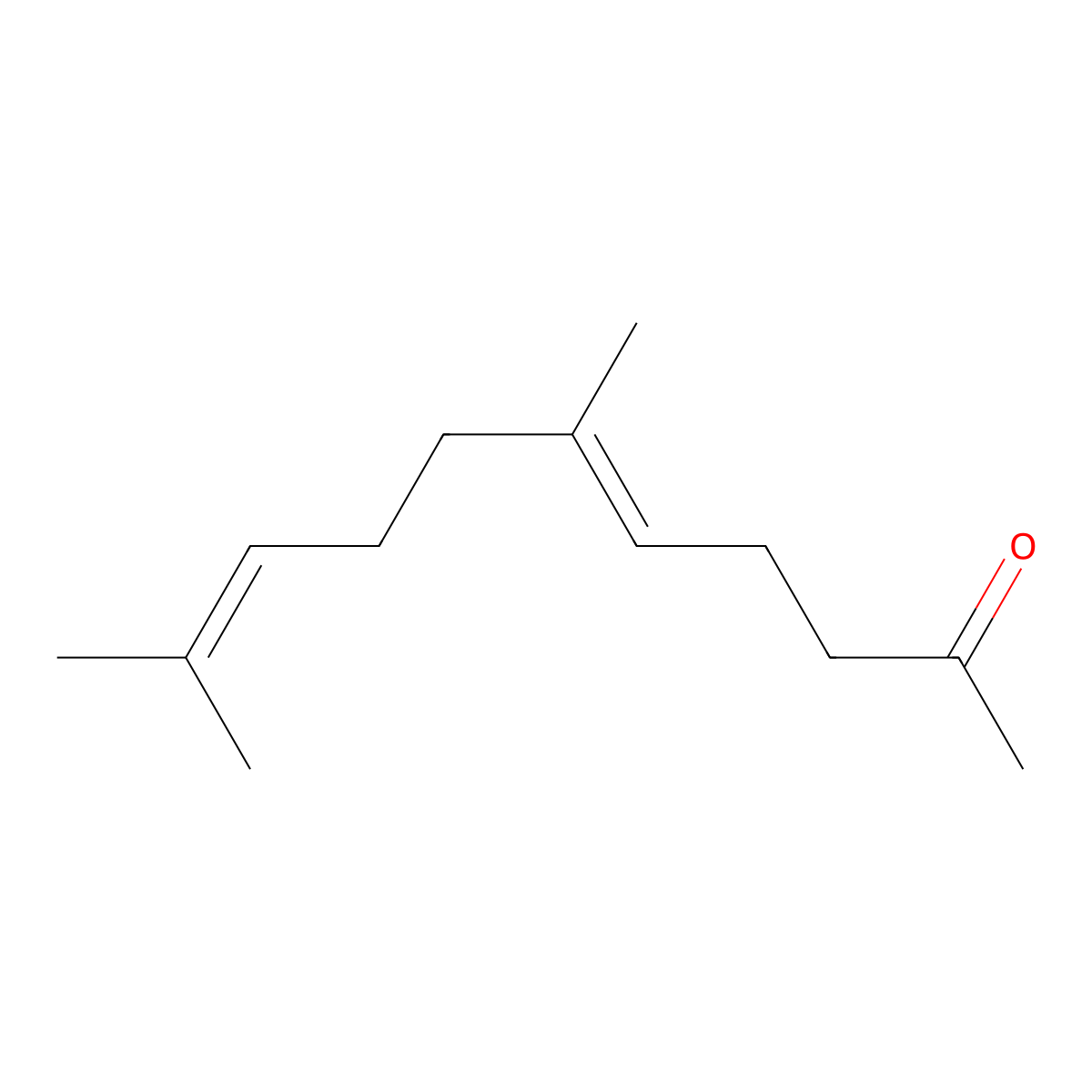 Nerylacetone molecular structure, CAS 3796-70-1