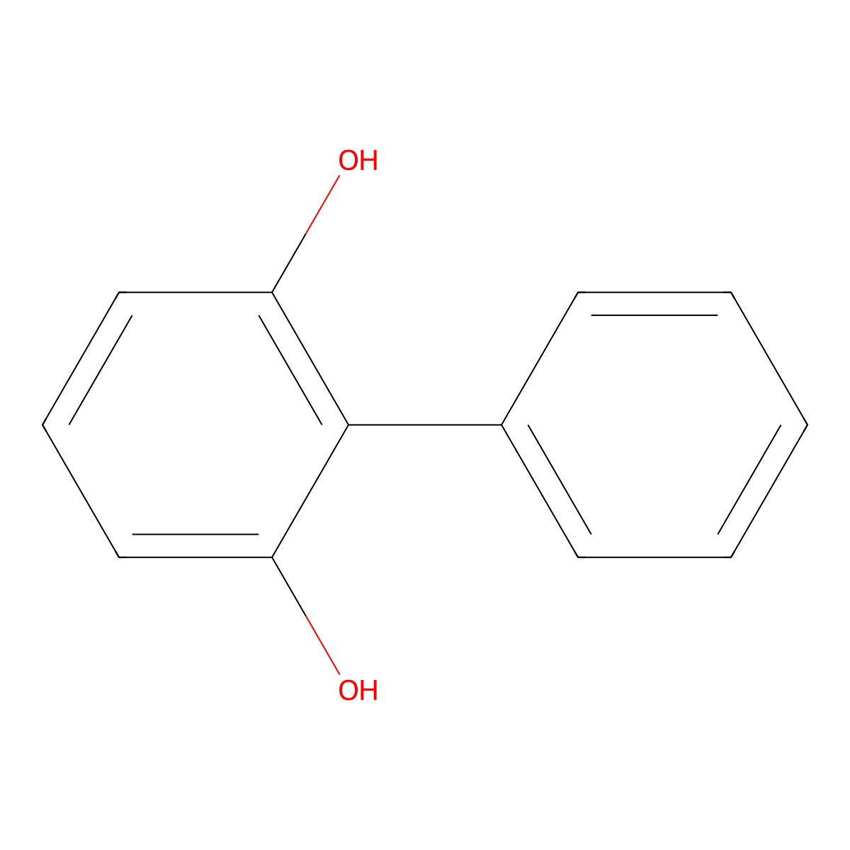 [1,1'-Biphenyl]-2,6-diol molecular structure, CAS 3796-74-5