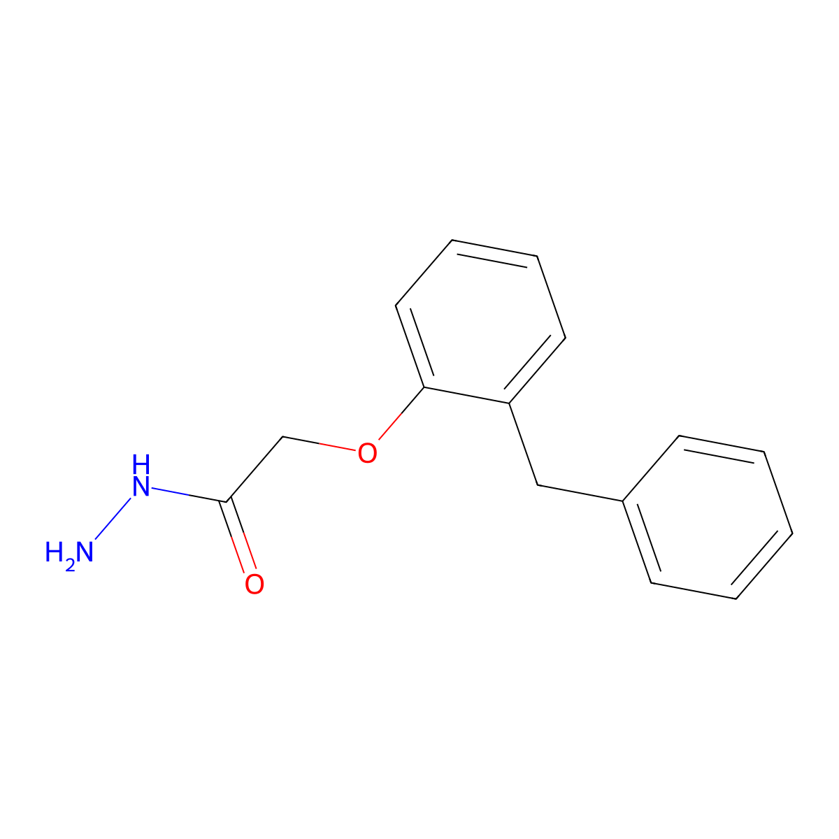 2-(2-Benzylphenoxy)acetohydrazide molecular structure, CAS 379727-10-3
