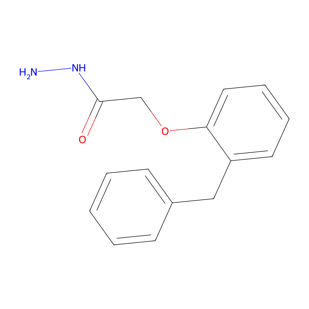 2-(2-Benzylphenoxy)acetohydrazide molecular structure, CAS 379727-10-3