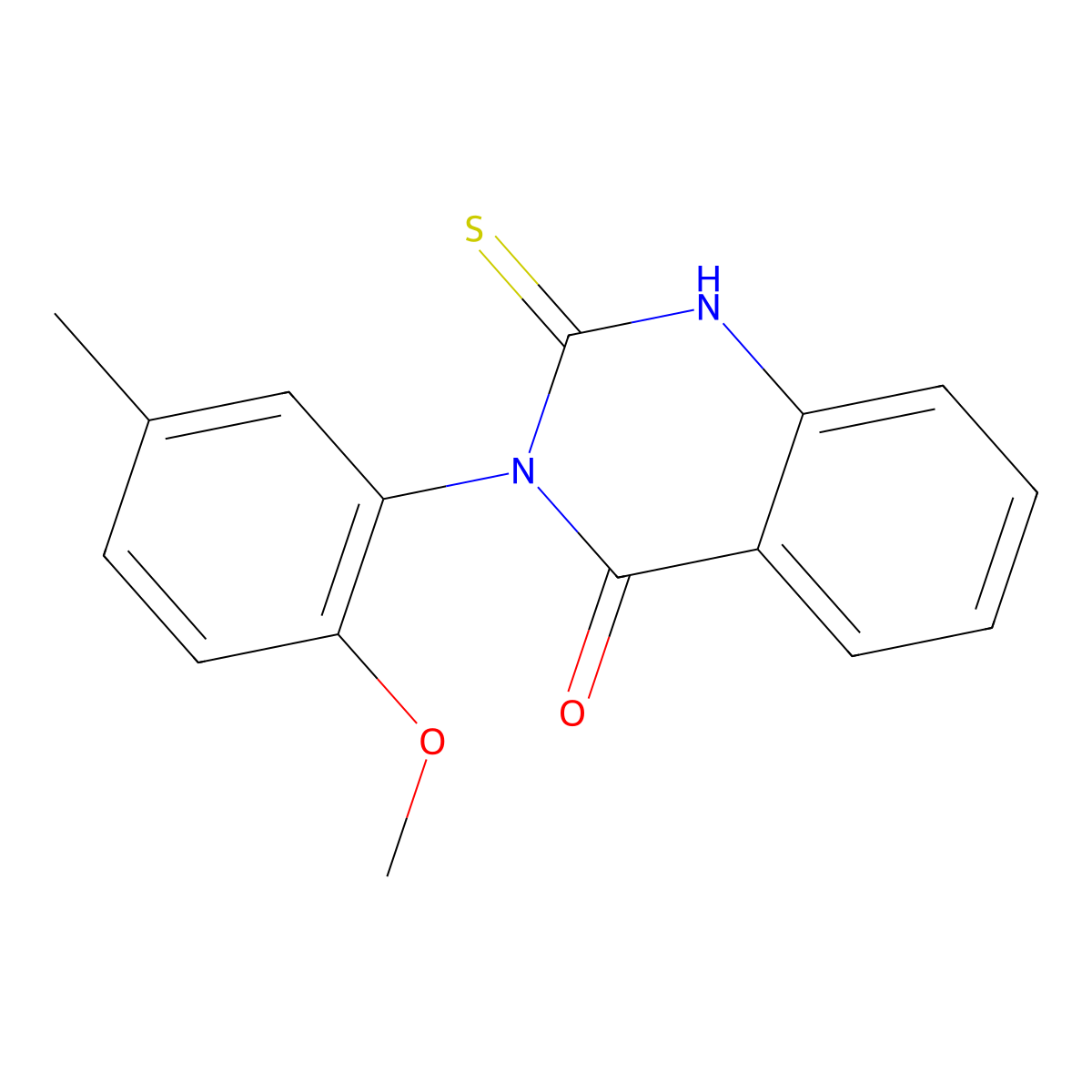 3-(2-Methoxy-5-methylphenyl)-2-sulfanyl-3,4-dihydroquinazolin-4-one molecular structure, CAS 379728-00-4