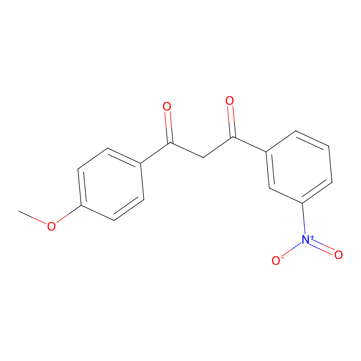 1-(4-Methoxyphenyl)-3-(3-nitrophenyl)propane-1,3-dione molecular structure, CAS 37975-16-9
