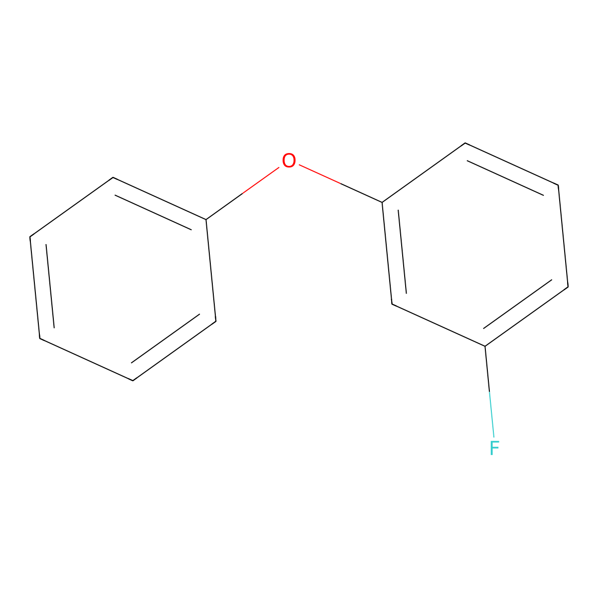 1-Fluoro-3-phenoxybenzene molecular structure, CAS 3798-89-8