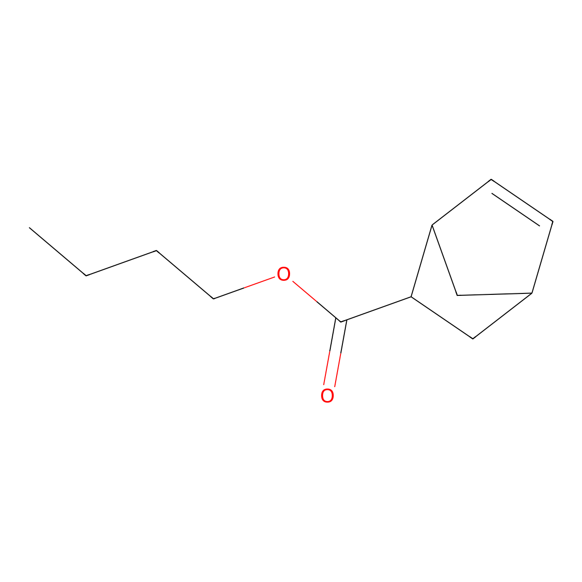 Butyl bicyclo[2.2.1]hept-5-ene-2-carboxylate molecular structure, CAS 37981-18-3