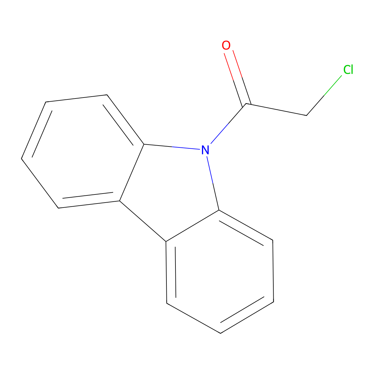 9-(chloroacetyl)-9H-carbazole molecular structure, CAS 38002-61-8