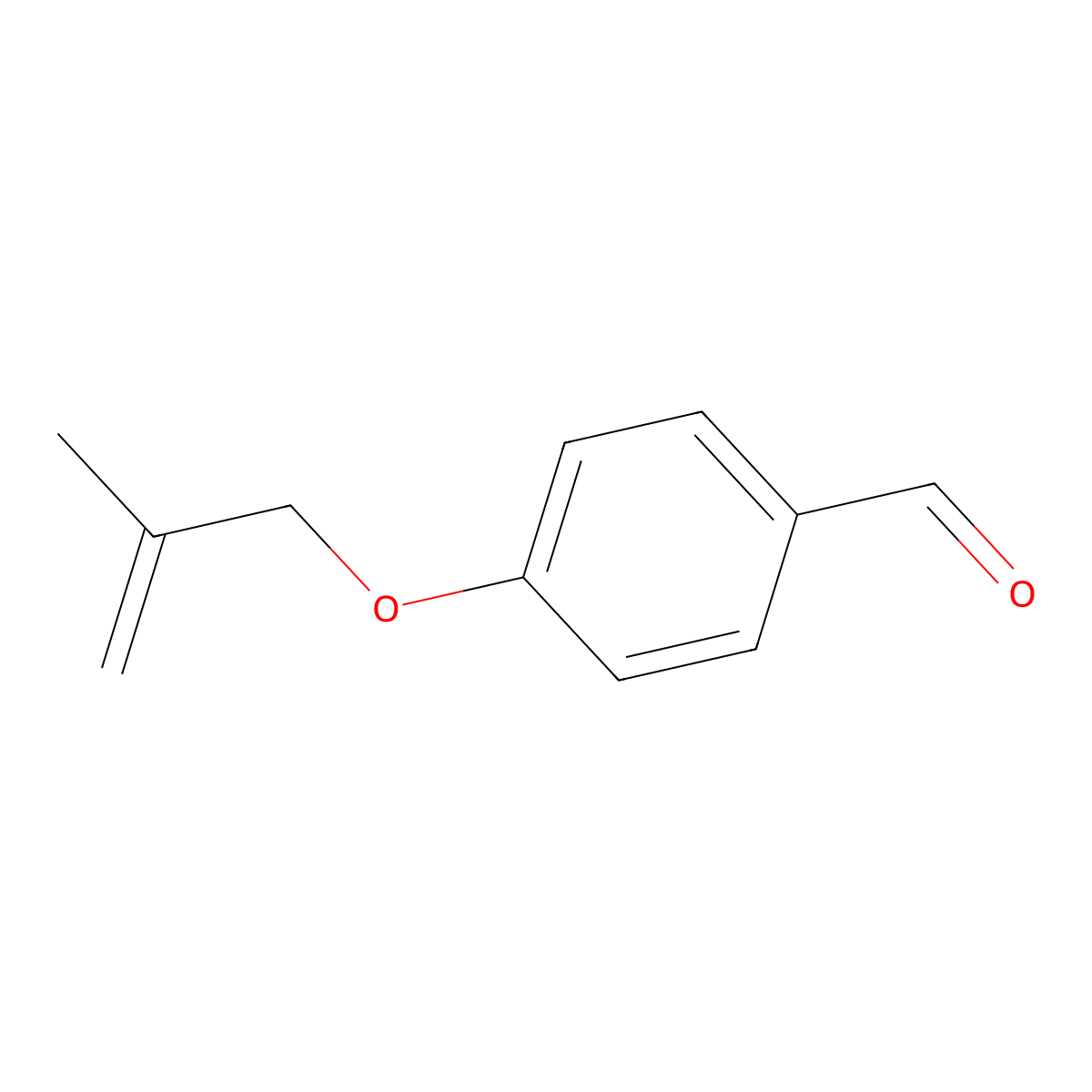 4-[(2-Methyl-2-propen-1-YL)oxy]benzaldehyde molecular structure, CAS 38002-91-4