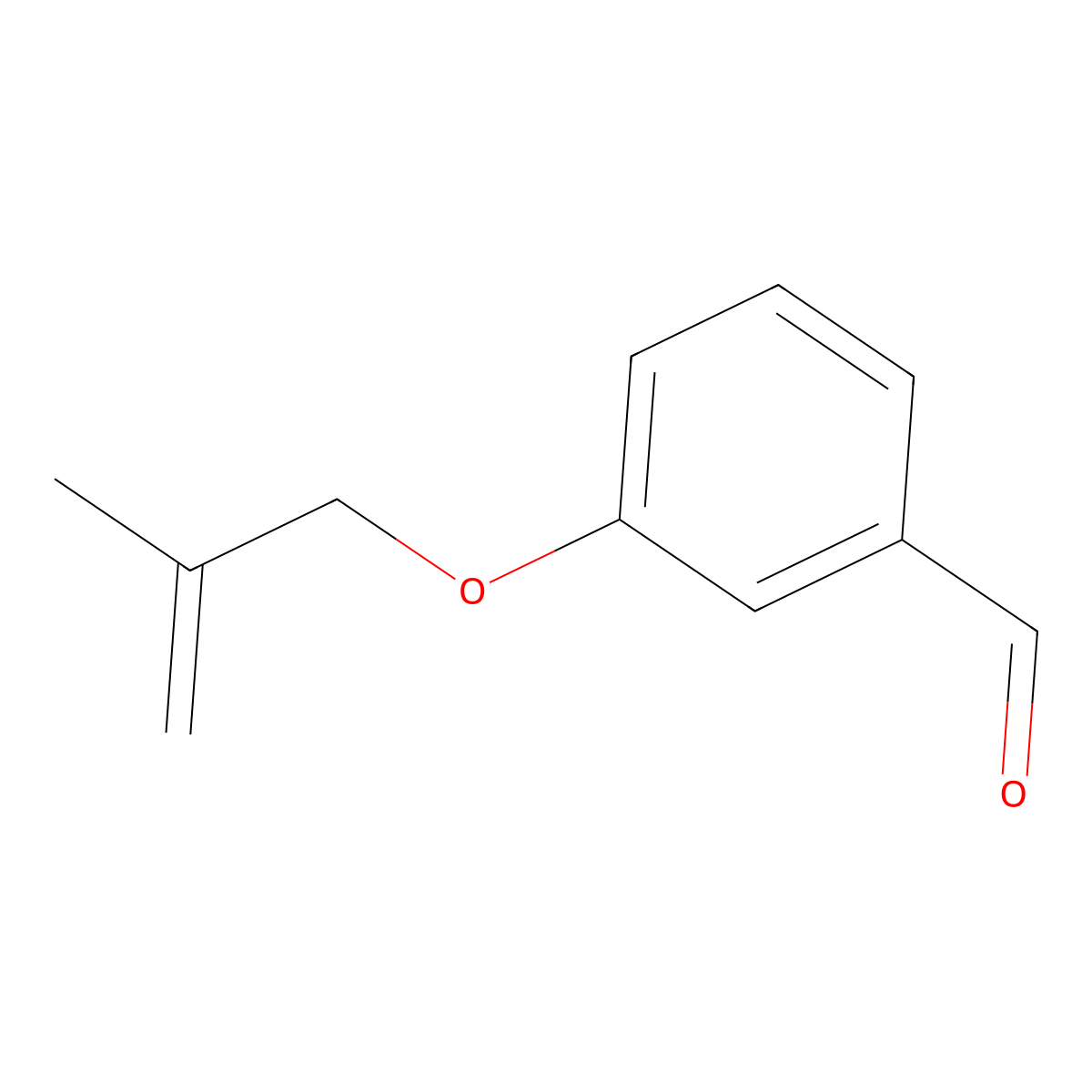 3-(2-Methyl-allyloxy)-benzaldehyde molecular structure, CAS 38002-95-8