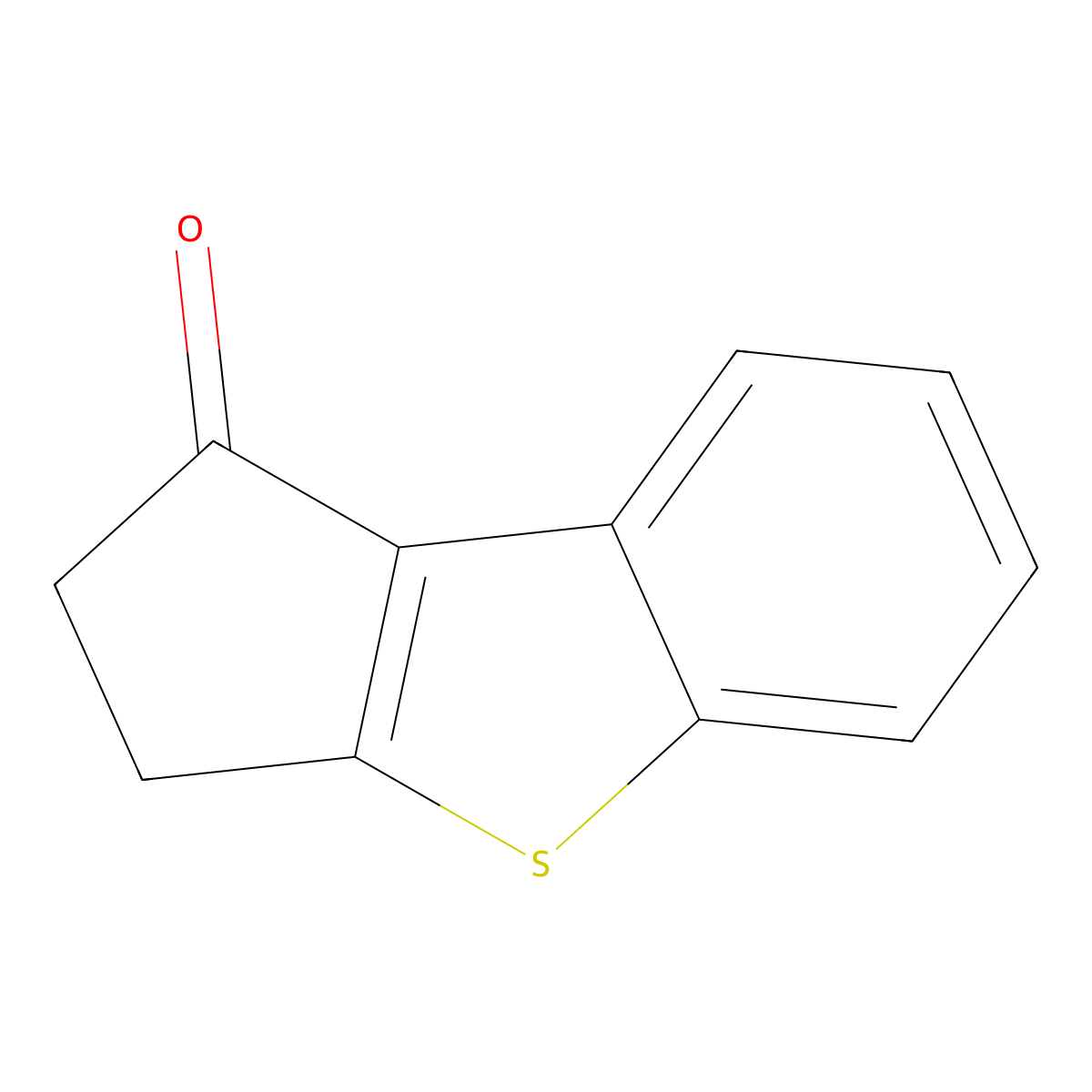 2,3-dihydro-1H-benzo(b)cyclopenta(d)thiophen-1-one molecular structure, CAS 38006-16-5