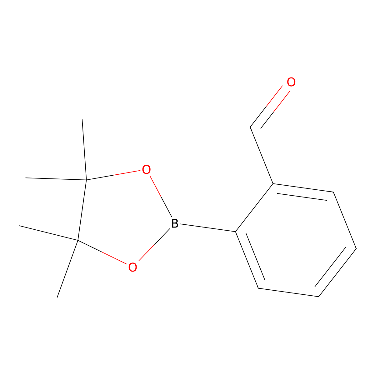 2-Formylphenylboronic acid pinacol ester molecular structure, CAS 380151-85-9