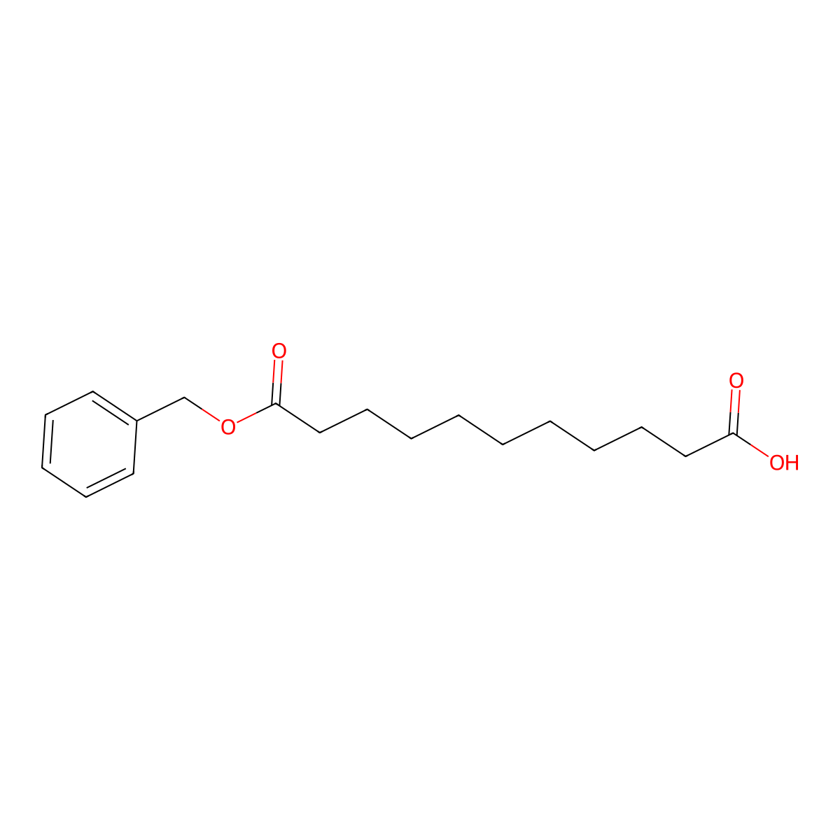 11-(Benzyloxy)-11-oxoundecanoic acid molecular structure, CAS 380228-18-2