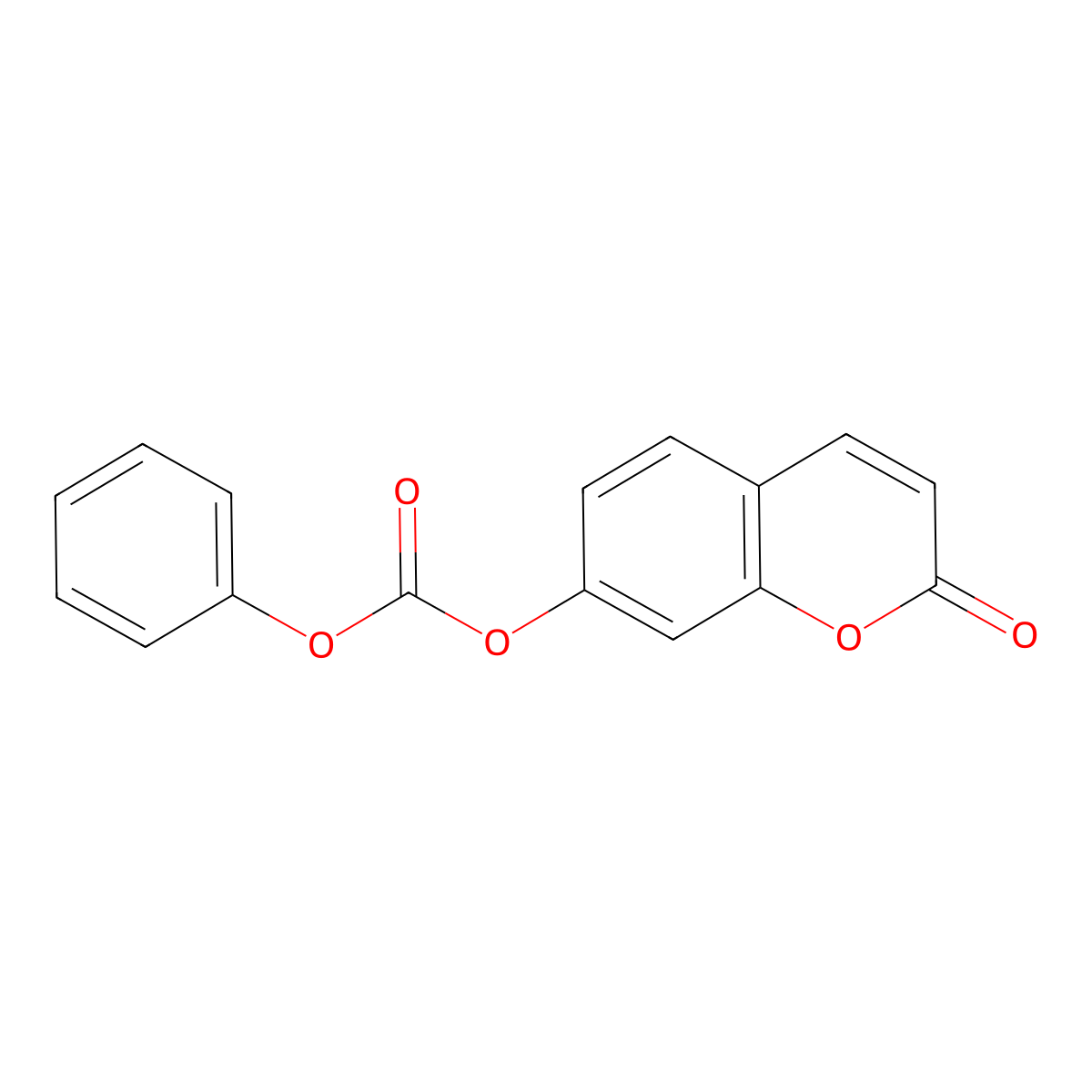 2-oxo-2H-chromen-7-yl phenyl carbonate molecular structure, CAS 380324-42-5