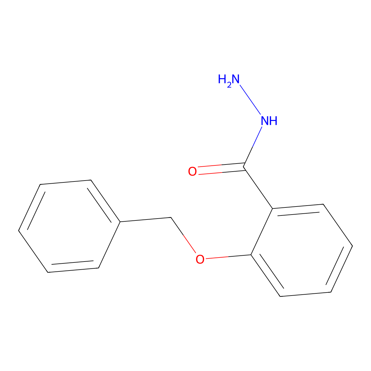 2-(Benzyloxy)benzohydrazide molecular structure, CAS 380335-36-4