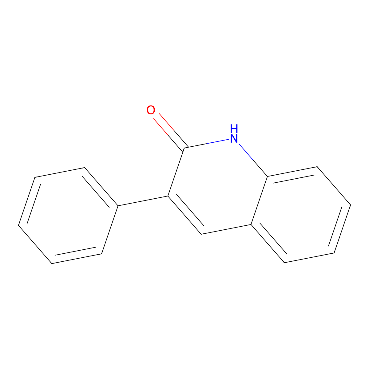 3-Phenyl-2-quinolone molecular structure, CAS 38035-81-3