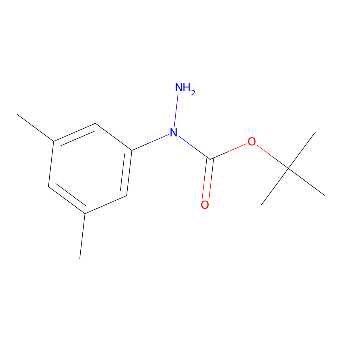 N-(3,5-dimethylphenyl)(tert-butoxy)carbohydrazide molecular structure, CAS 380383-80-2