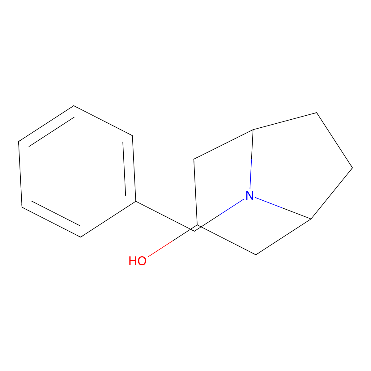 8-Benzyl-8-azabicyclo[3.2.1]octan-3-ol molecular structure, CAS 3804-68-0