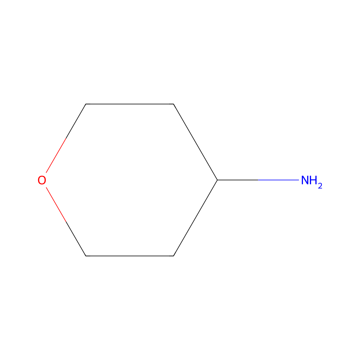 4-Aminotetrahydropyran molecular structure, CAS 38041-19-9