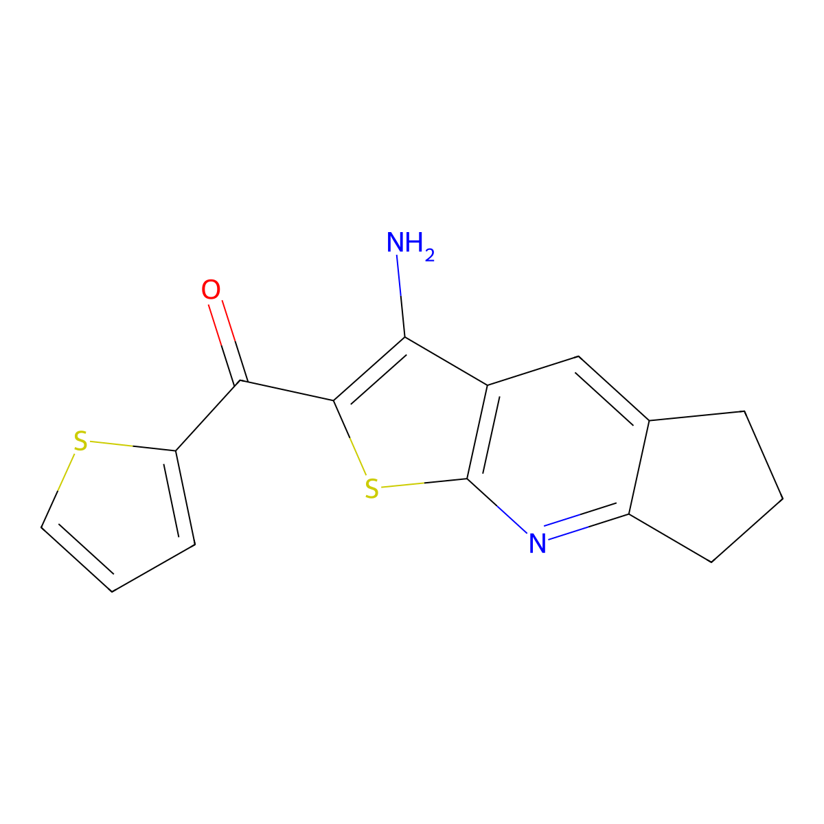 5-(Thiophene-2-carbonyl)-4-thia-2-azatricyclo[7.3.0.0^{3,7}]dodeca-1(9),2,5,7-tetraen-6-amine molecular structure, CAS 380426-90-4