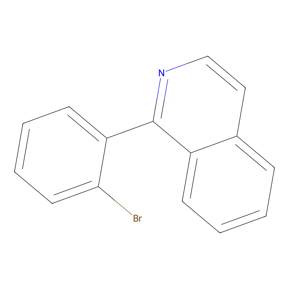 1-(2-Bromophenyl)isoquinoline molecular structure, CAS 380427-61-2