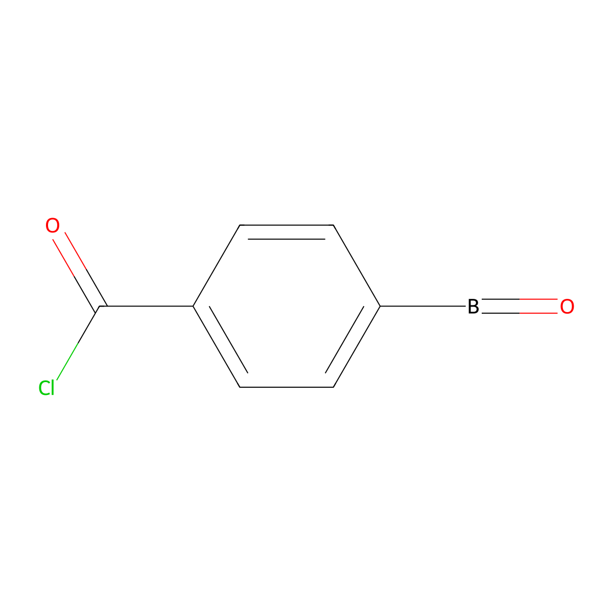 4-(Oxoboranyl)benzoyl chloride molecular structure, CAS 380430-63-7