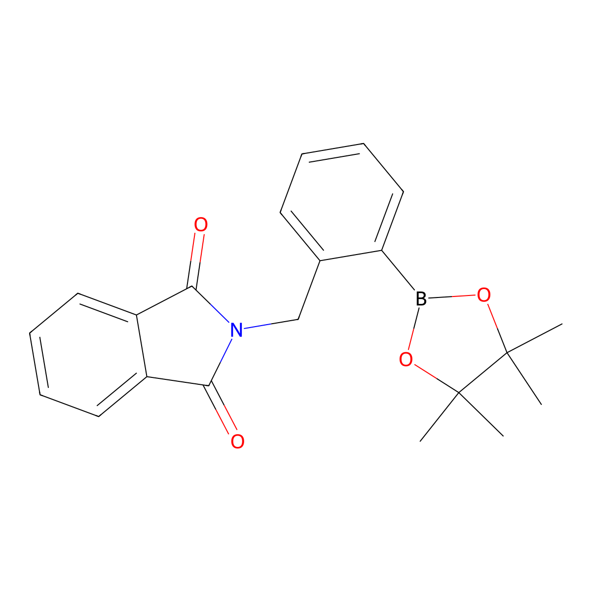 2-[2-(4,4,5,5-Tetramethyl-[1,3,2]dioxaborolan-2-yl)-benzyl]-isoindole-1,3-dione molecular structure, CAS 380430-66-0
