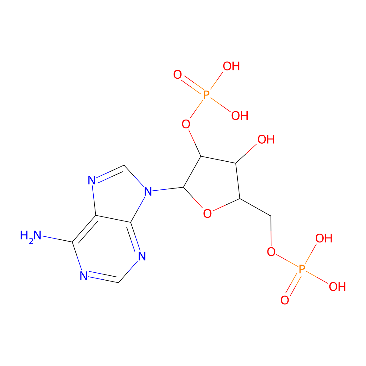 A2P5P molecular structure, CAS 3805-37-6