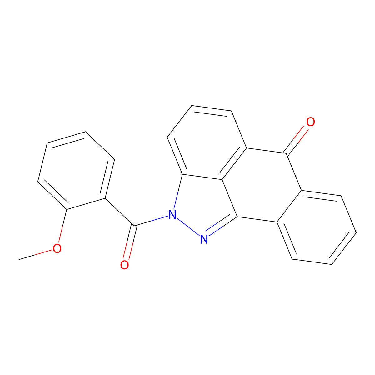 2-(2-methoxybenzoyl)dibenzo[cd,g]indazol-6(2H)-one molecular structure, CAS 380549-84-8