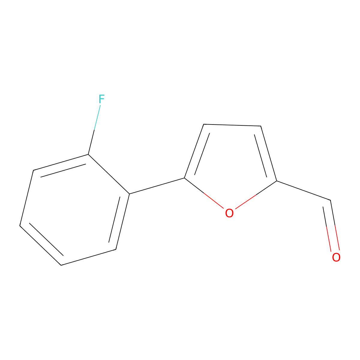 5-(2-Fluorophenyl)furan-2-carbaldehyde molecular structure, CAS 380566-25-6