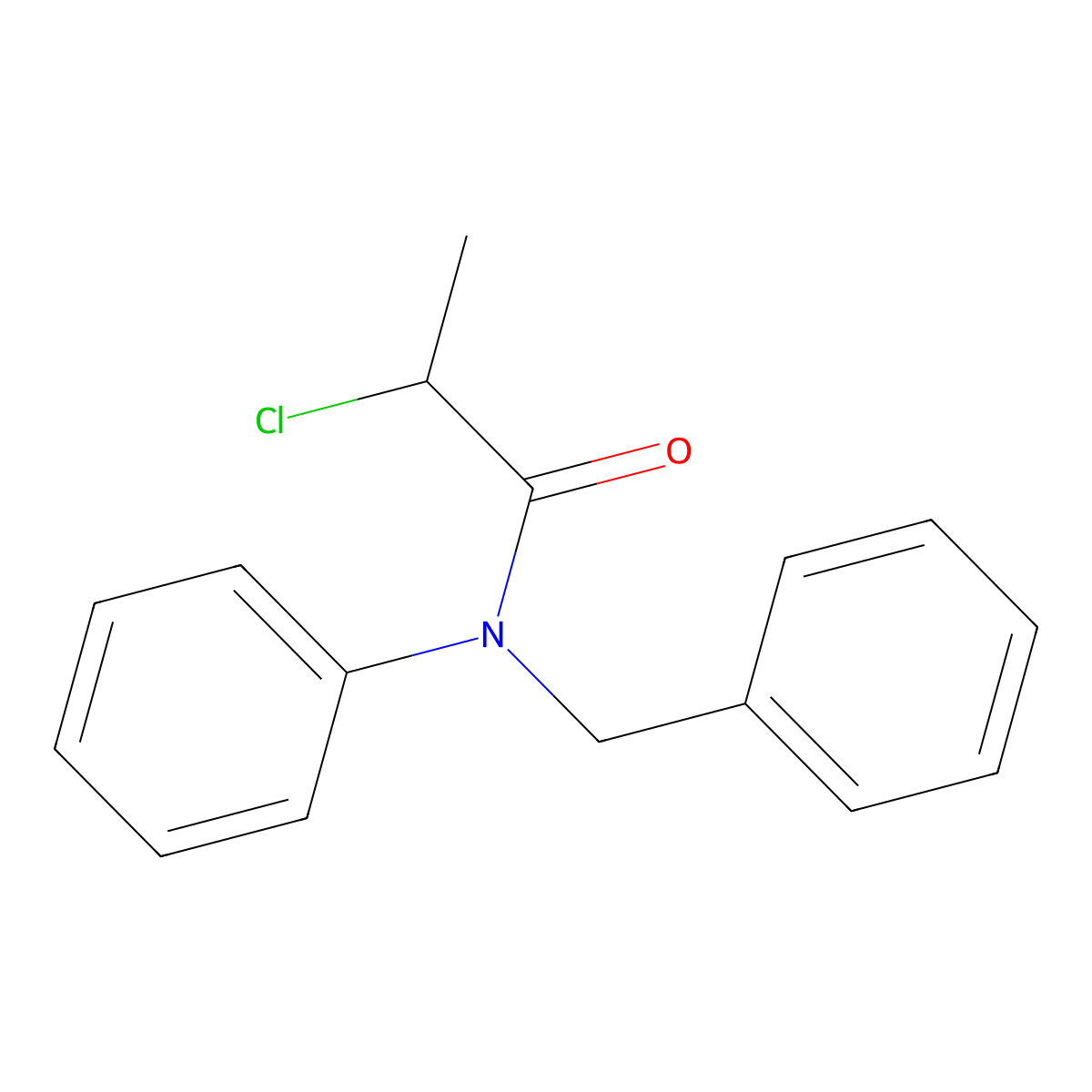 N-benzyl-2-chloro-N-phenylpropanamide molecular structure, CAS 38057-27-1