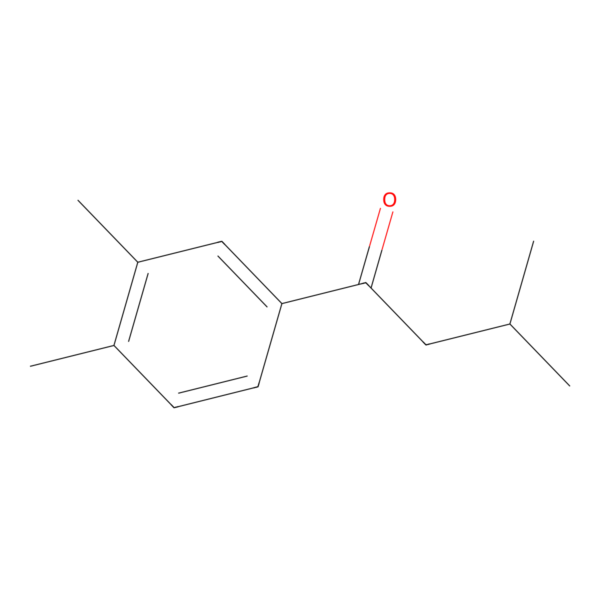 3,3',4'-Trimethylbutyrophenone molecular structure, CAS 38058-40-1
