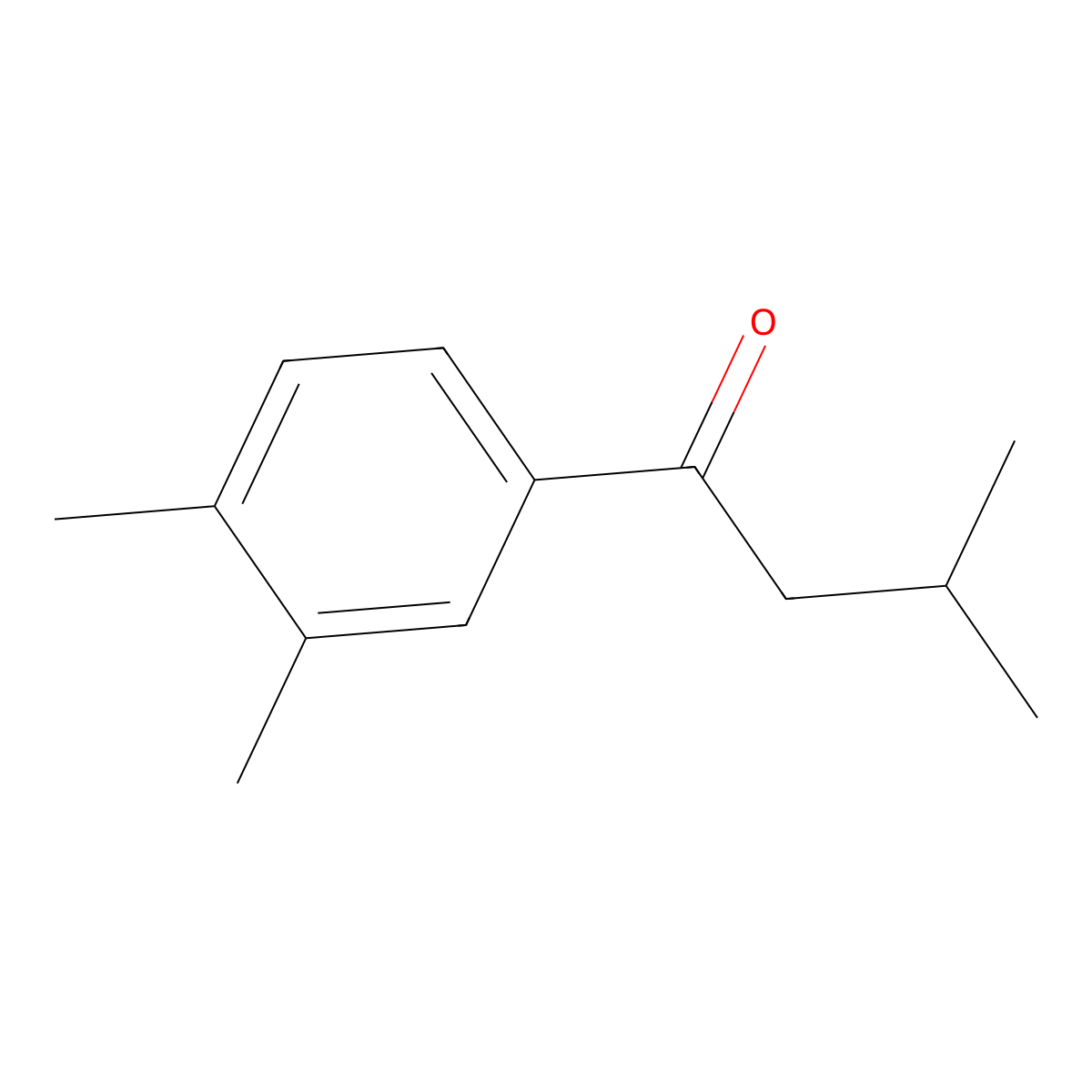 3,3',4'-Trimethylbutyrophenone molecular structure, CAS 38058-40-1