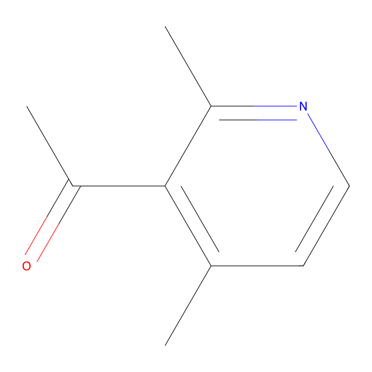 1-(2,4-Dimethylpyridin-3-YL)ethanone molecular structure, CAS 38059-38-0