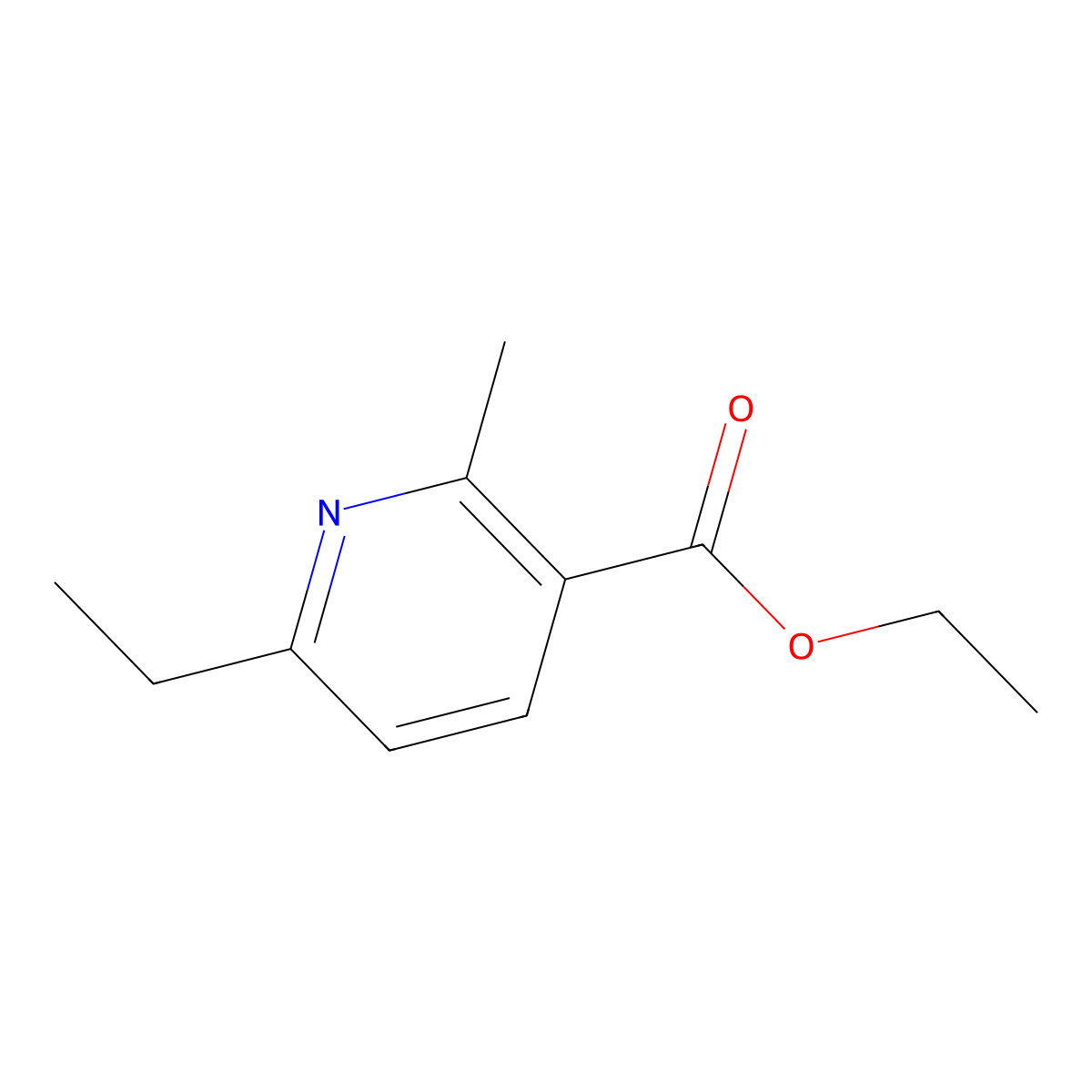 Ethyl6-ethyl-2-methylpyridine-3-carboxylate molecular structure, CAS 38059-41-5