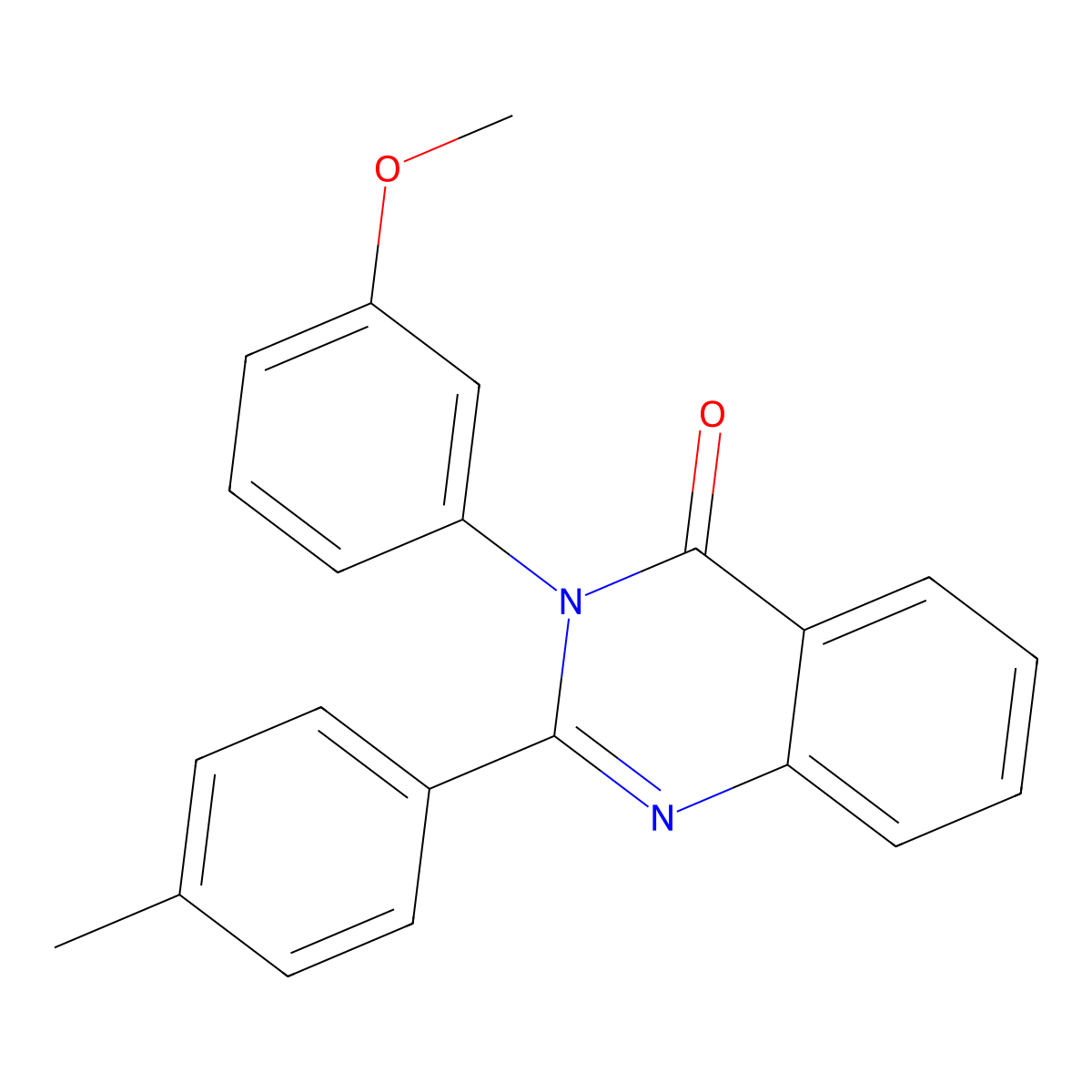 3-(3-Methoxyphenyl)-2-(4-methylphenyl)quinazolin-4-one molecular structure, CAS 380594-77-4