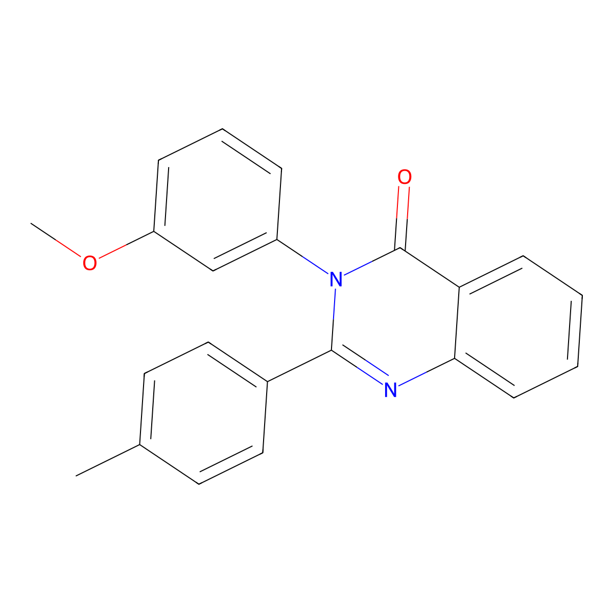 3-(3-Methoxyphenyl)-2-(4-methylphenyl)quinazolin-4-one molecular structure, CAS 380594-77-4