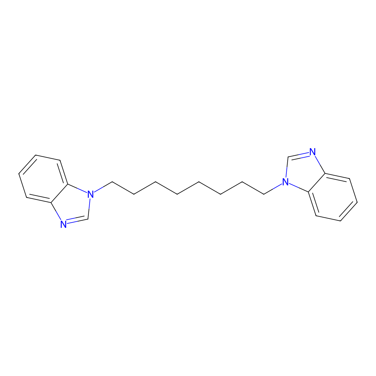 1,1'-(1,8-Octanediyl)bis[1H-benzimidazole] molecular structure, CAS 380622-65-1