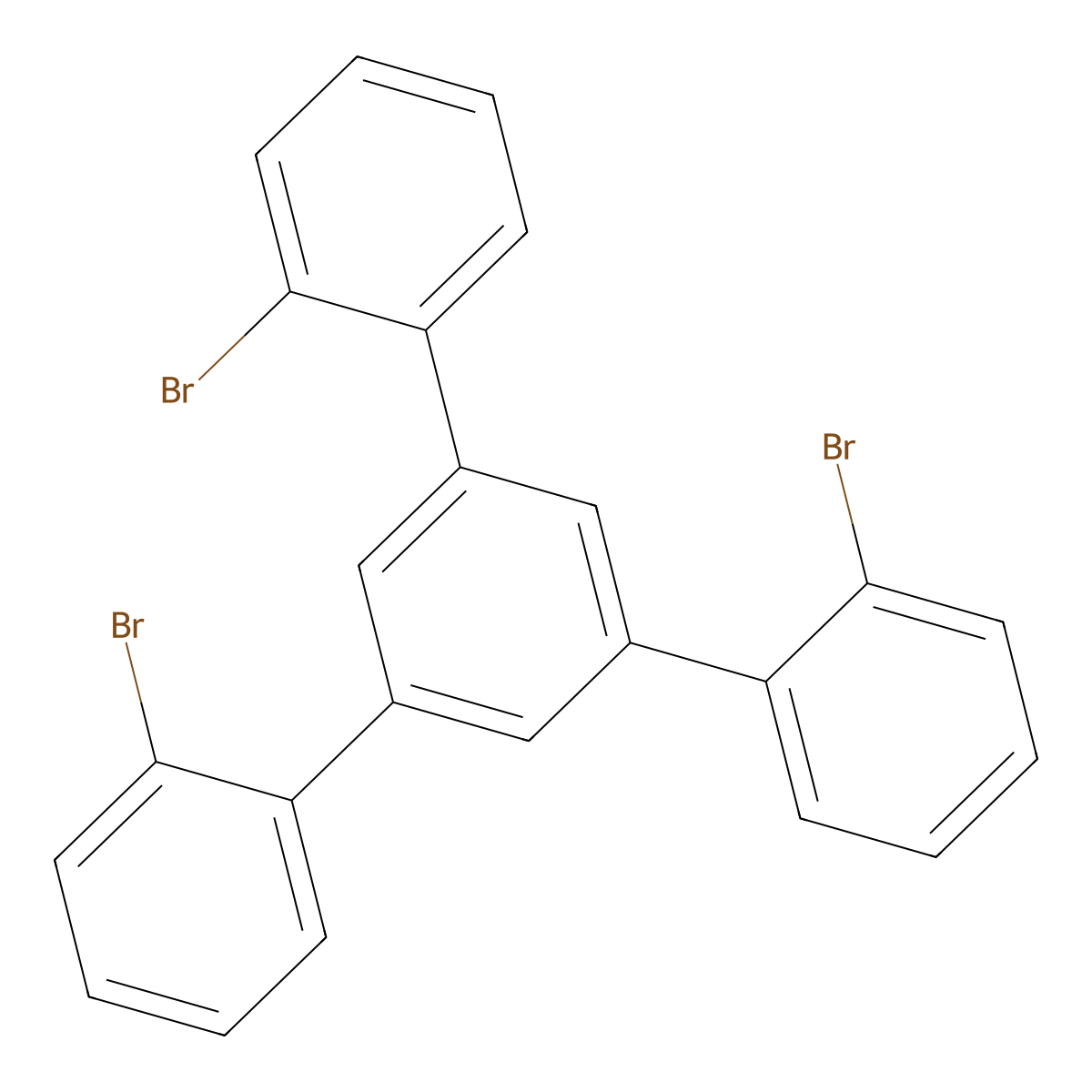 1,3,5-Tris(2-bromophenyl)benzene molecular structure, CAS 380626-56-2