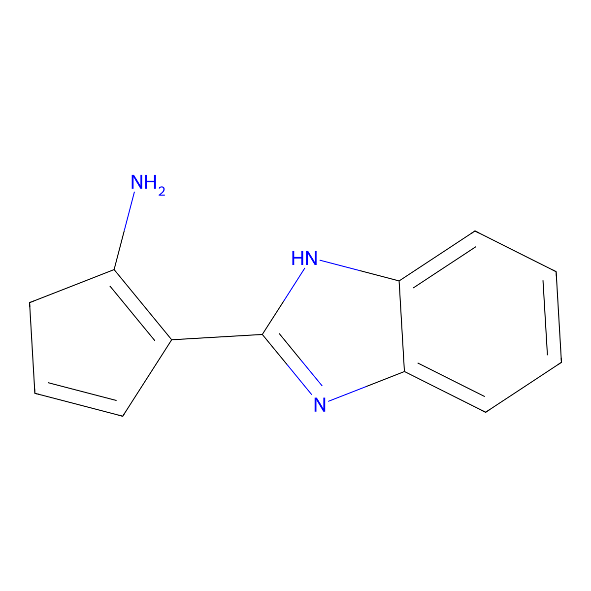 1,3-Cyclopentadien-1-amine,2-(1H-benzimidazol-2-yl)-(9CI) molecular structure, CAS 380635-38-1