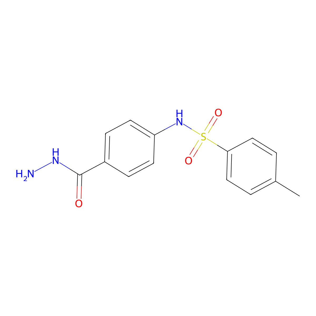 N-(4-(Hydrazinecarbonyl)phenyl)-4-methylbenzenesulfonamide molecular structure, CAS 38064-59-4