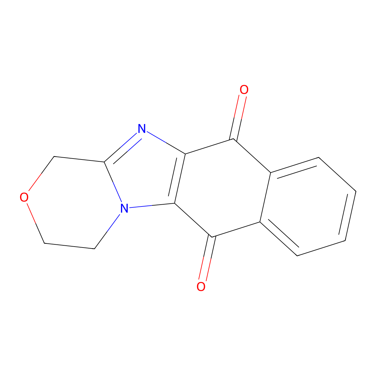 3,4-Dihydro-1H-naphtho[2',3':4,5]imidazo[2,1-c][1,4]oxazine-6,11-dione molecular structure, CAS 38066-84-1