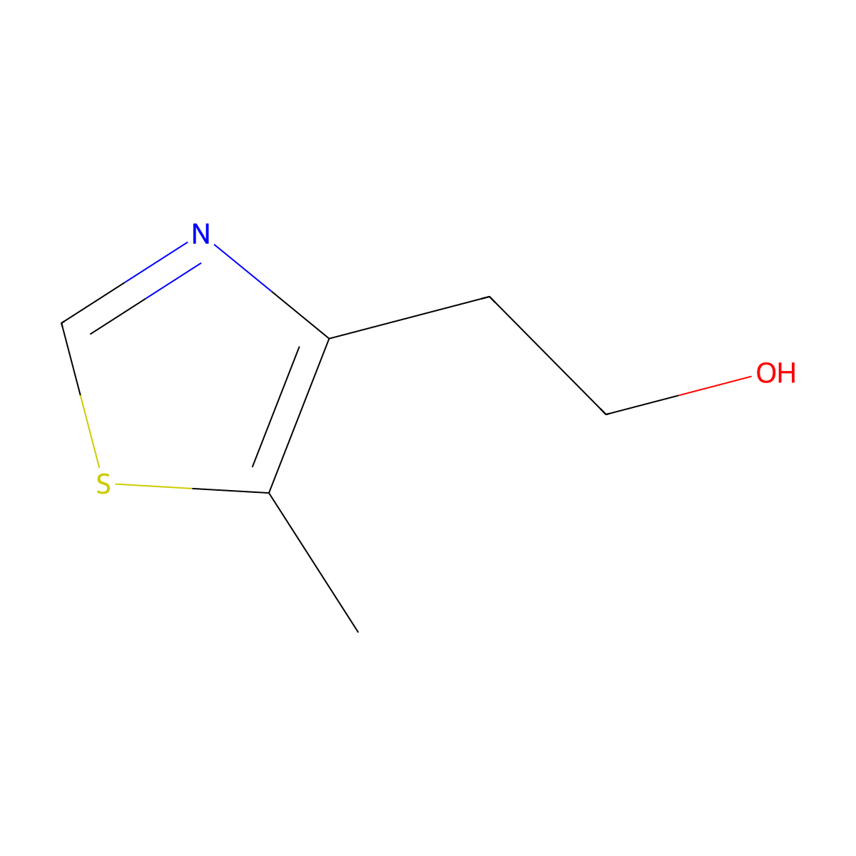 2-(5-Methyl-1,3-thiazol-4-yl)ethanol molecular structure, CAS 38067-32-2