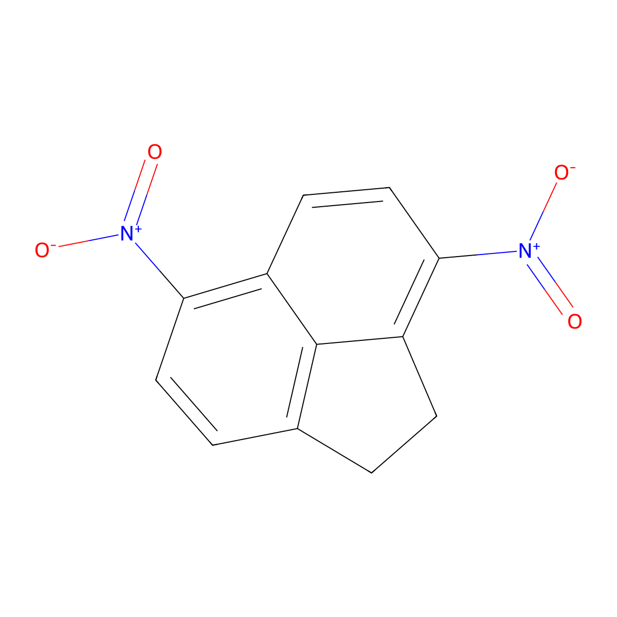Acenaphthene, 3,6-dinitro- molecular structure, CAS 3807-76-9