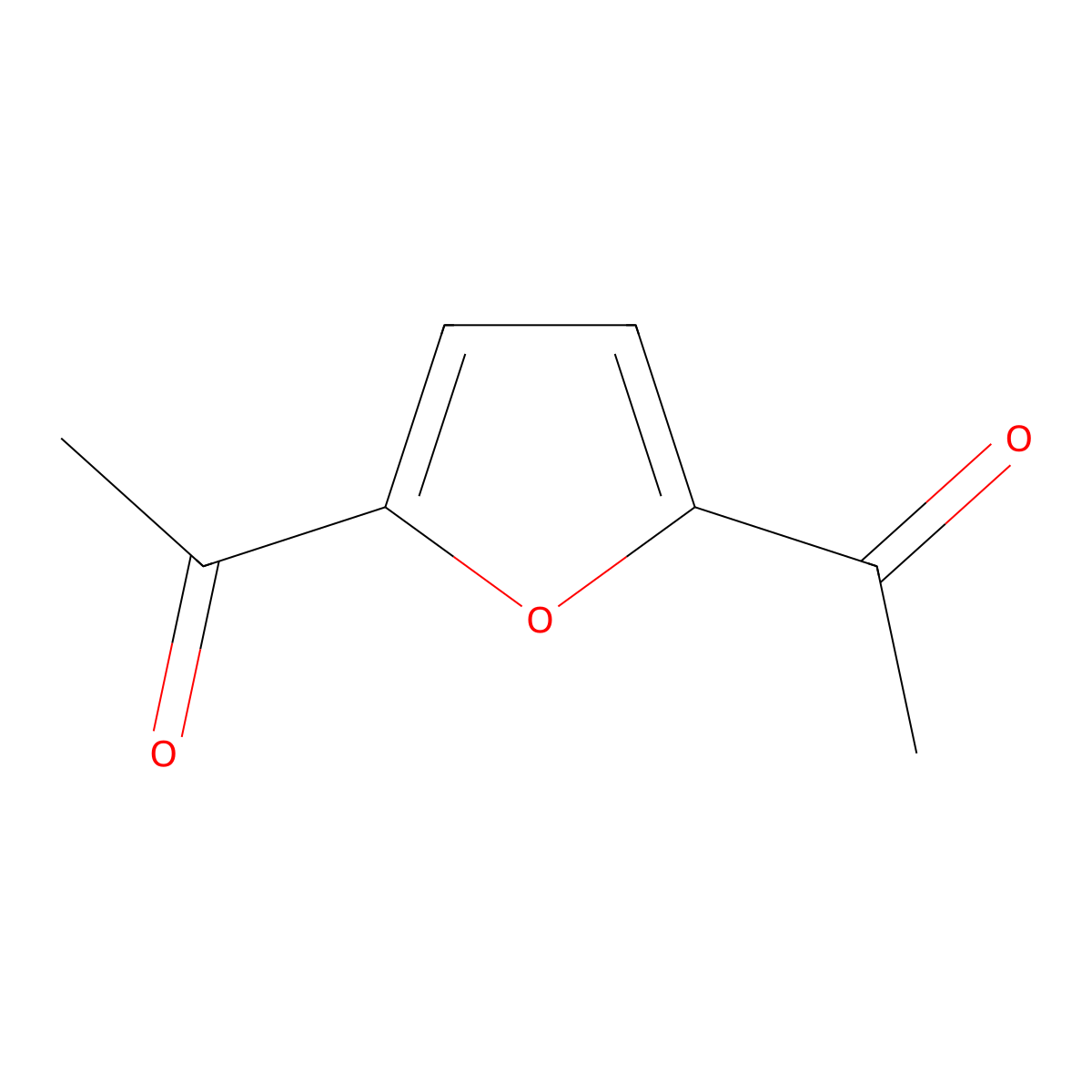2,5-Diacetylfuran molecular structure, CAS 38071-72-6