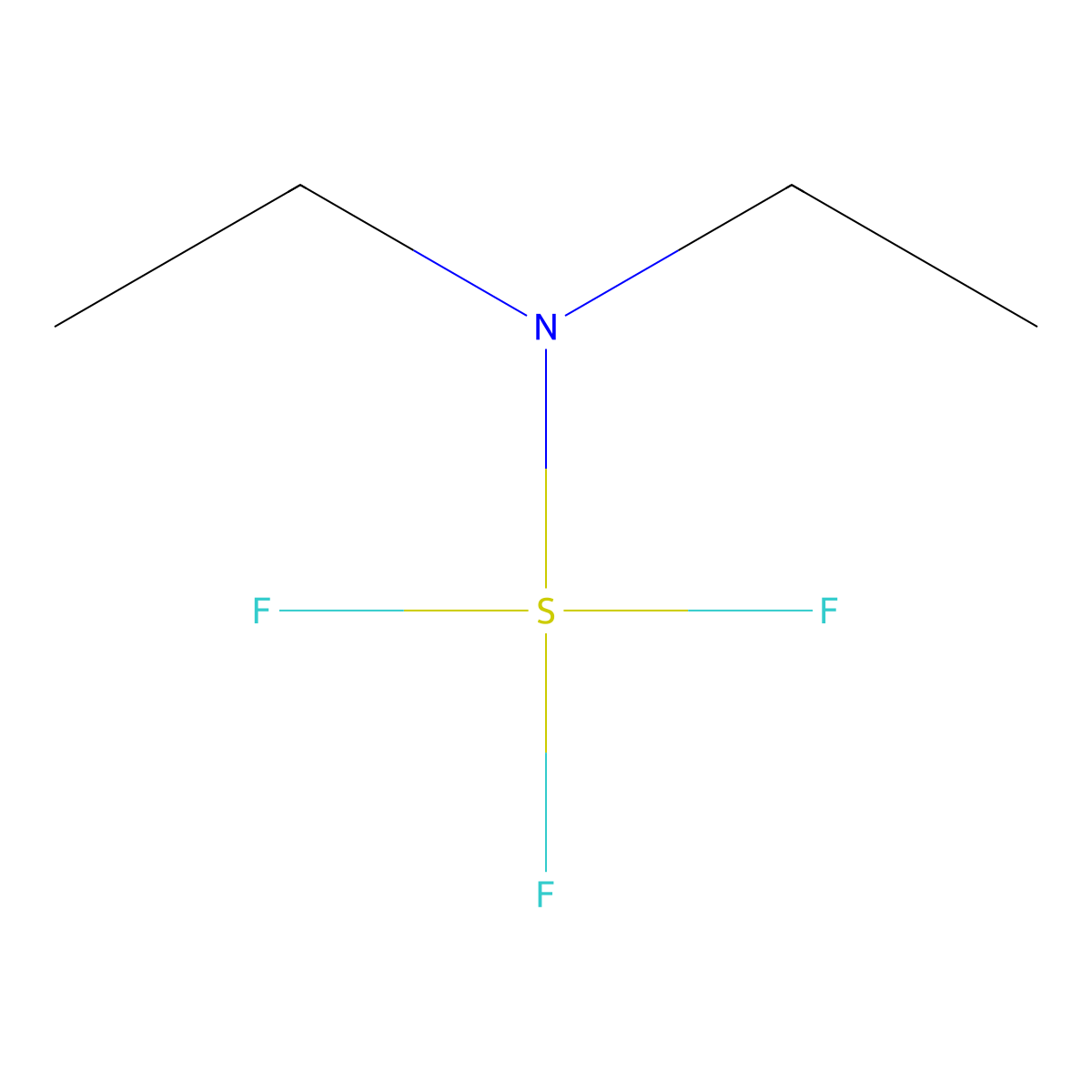 (Diethylamino)sulfur trifluoride molecular structure, CAS 38078-09-0