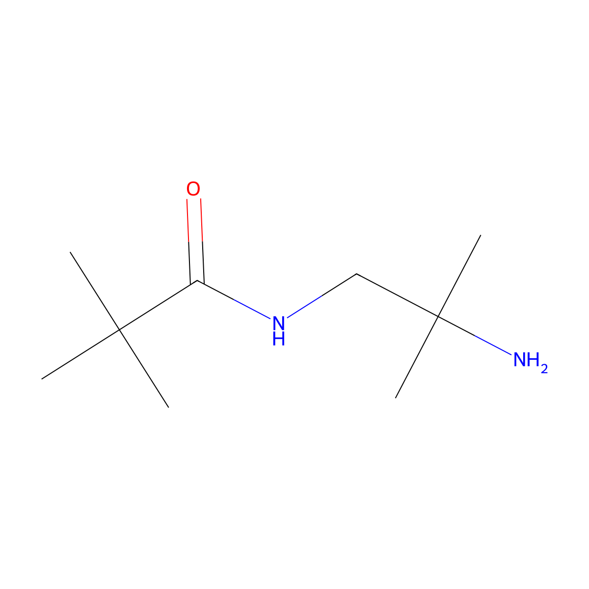N-(2-amino-2-methylpropyl)-2,2-dimethylpropanamide molecular structure, CAS 380828-55-7