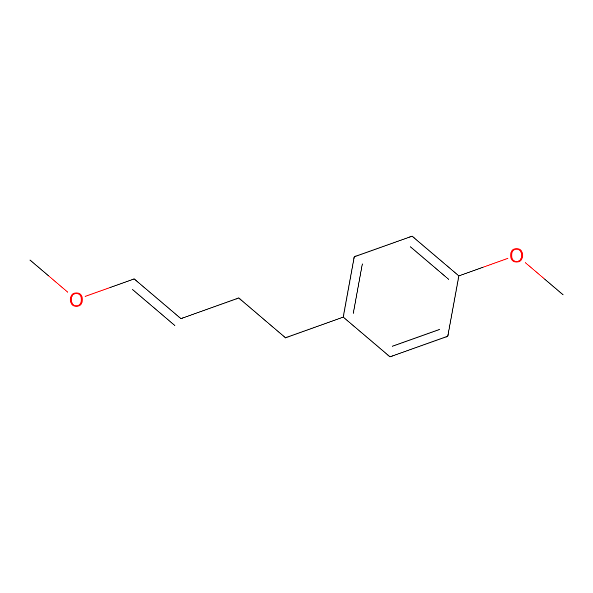1-Methoxy-4-(4-methoxybut-3-en-1-yl)benzene molecular structure, CAS 380835-13-2